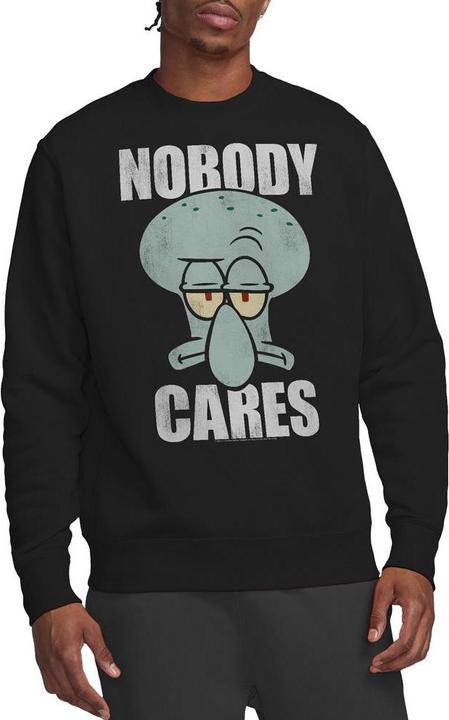 Immagine prodotto Spongebob Squarepants Nobody Cares Meme Felpa Adulto Unisex (M)
