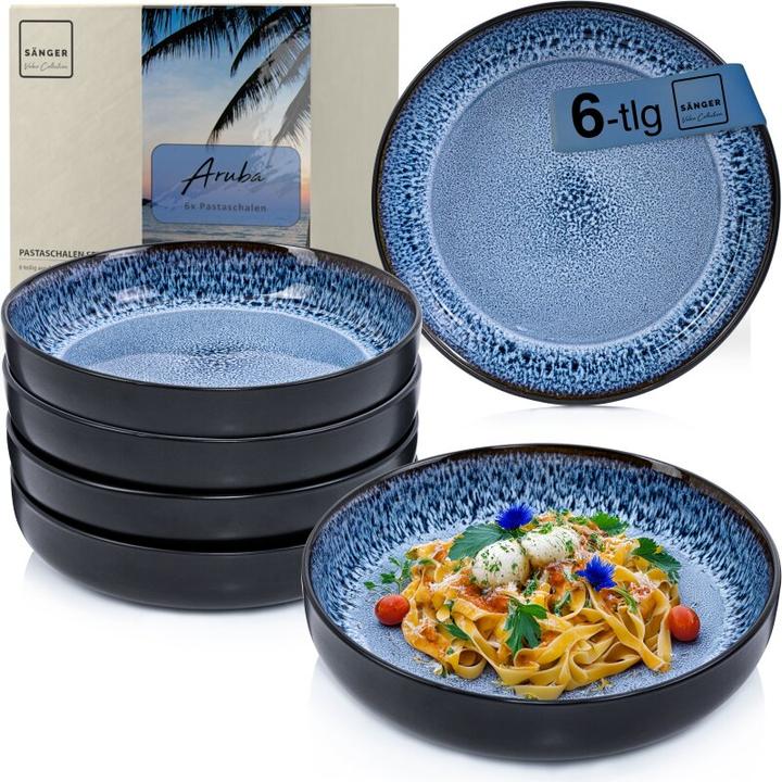 Produktbild Sänger Geschirr Pastaschalen Set Aruba (6 x, 22.20 cm)