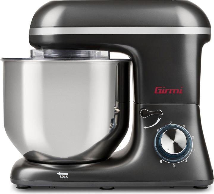 Girmi Gastronome 8L Whisk with base 1400 W Black, Stainless steel (1400 W)