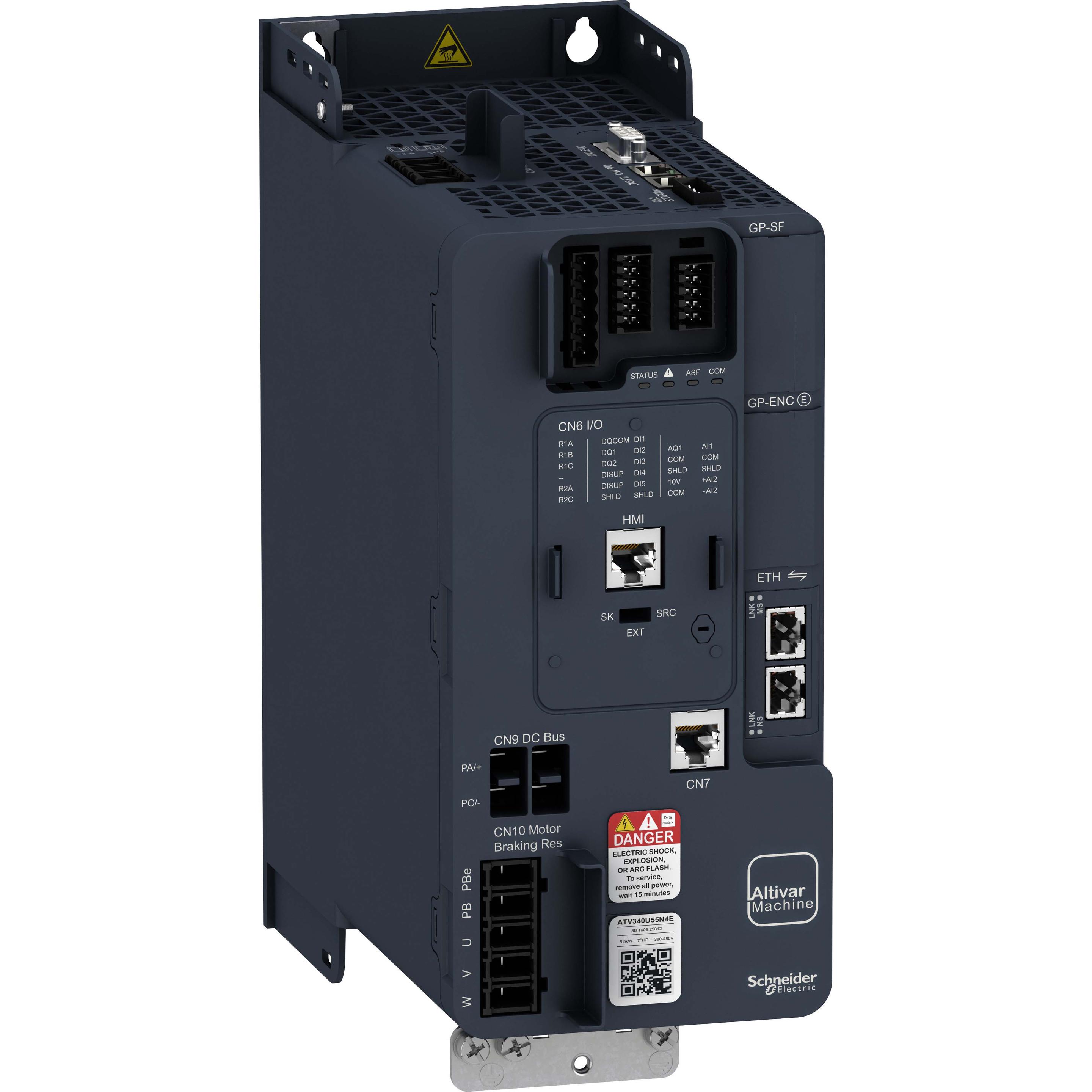 Schneider Electric, Frequenzumrichter, Frequenzumrichter ATV340U75N4E