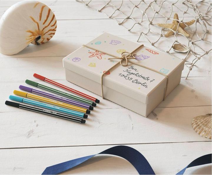 Productafbeelding STABILO Pen 68 Premium viltstift (Azuurblauw, 1 x)