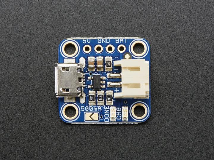 Produktbild Adafruit Micro Lipo w/MicroUSB LiIon/LiPoly (Batteriefach, Diverse)