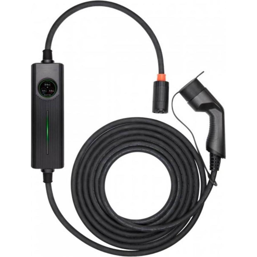Platinet, Stazione di ricarica auto elettriche, Pocketbox do samochodów elektrycznych, cavo 6m,16 kW (45802) (Tipo 2, 16 kW, 32 A)