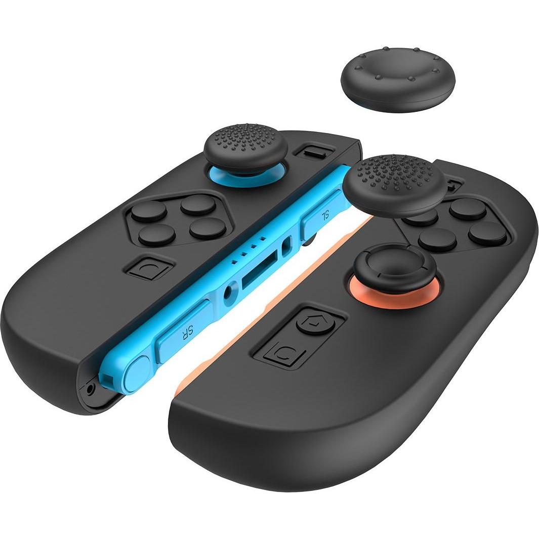 iLike iPega SW2083A Silikónové Krytky JoyCon Ovládače pre Nintendo Switch 2, nero (Switch), Accessori per controller gaming, Nero