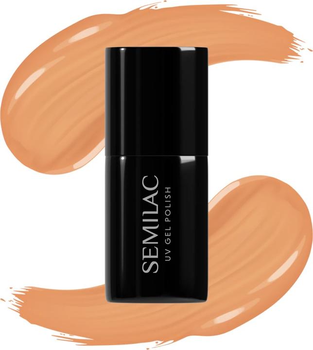 Productafbeelding Semilac UV Nagellak Hybrid 600 Apricot Crush 7ml (Abrikoos Crush, Semi-permanente vernis)