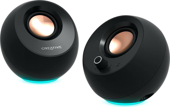 Actual product image Creative Pebble Pro 2.0 BK USB C/BT/RGB