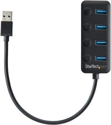 Produktbild StarTech HB30A4AIB (USB-A, 4 Ports)