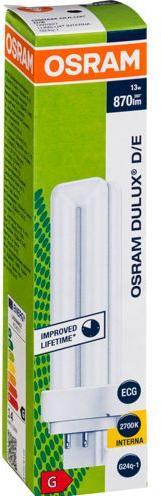 Immagine prodotto Osram Lampada fluorescente 13W 2700K (G24q-1, 900 lm, 10x)