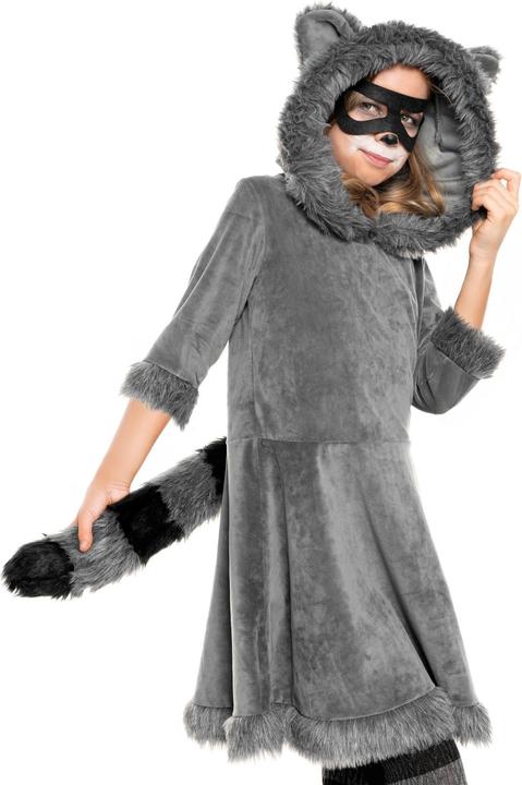 Produktbild Maskworld Waschbär Kostüm für Kinder - für Fasching Karneval (104, 98)