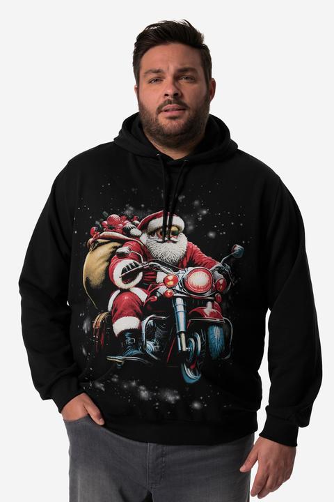 Produktbild Men+ Hoodie, XMAS-Print, Kapuze (L)