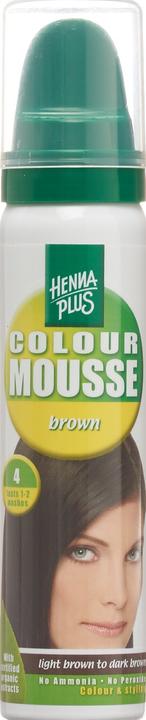 Actual product image Hennaplus Colour Mousse (Brown)