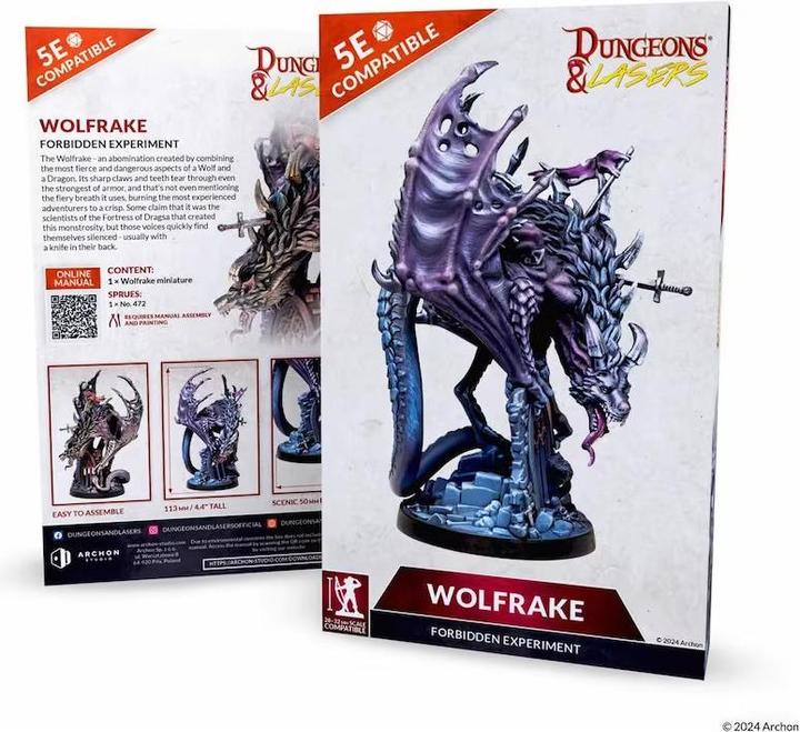 Archon Studio Dungeons & Lasers - Figurines - Deuslair - Wolfrake (English)