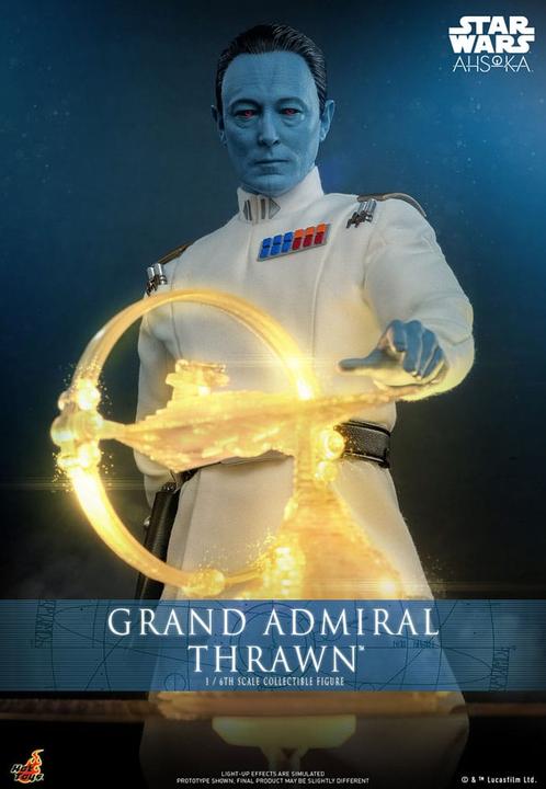 Actual product image Hot Toys Star Wars: Ahsoka Action Figure 1/6 Grand Admiral Thrawn 32 cm