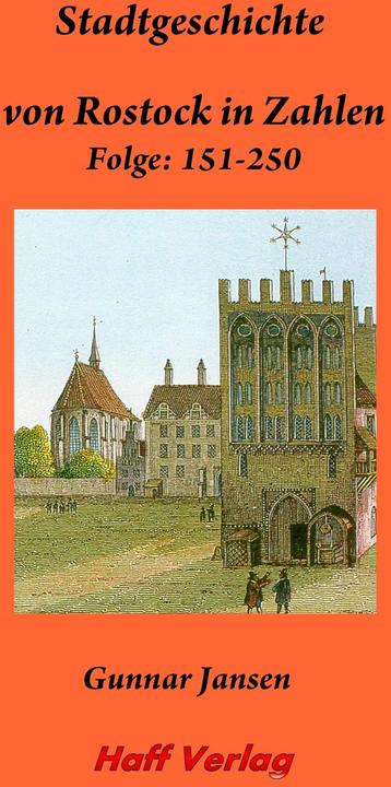 Produktbild Stadtgeschichte von Rostock in Zahlen (Deutsch, 2014)