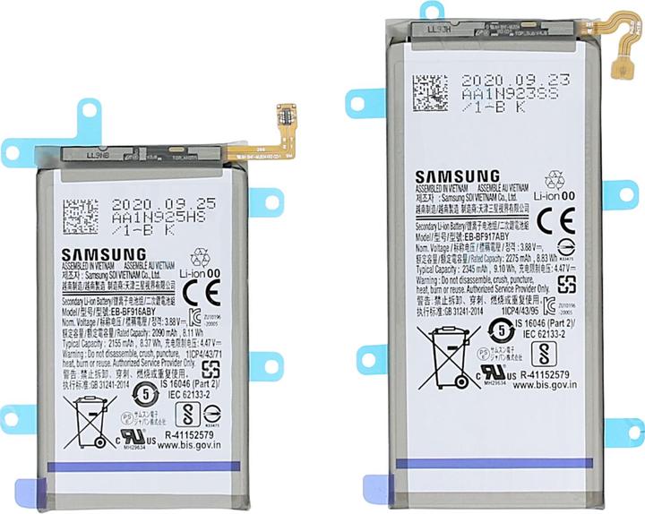 Image du produit Samsung EB-BF916ABY + EB-BF917ABY Batterie 2275 mAh + 2155 mAh
