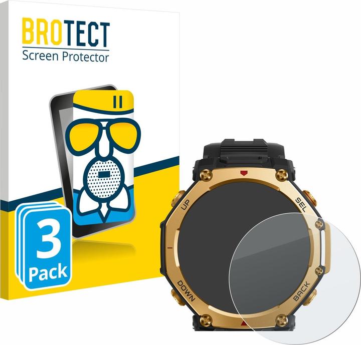 Brotect Pellicola Opaca Antiriflesso Per Huami Amazfit T-Rex – 2 Pezzi – Made In Germany