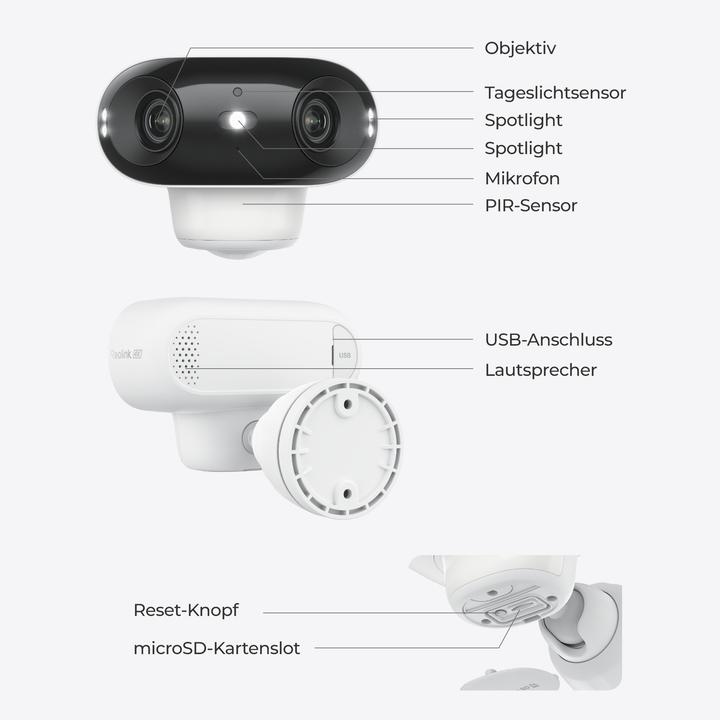 Produktbild Reolink Argus Series B740X + Solar Panel 2-W
