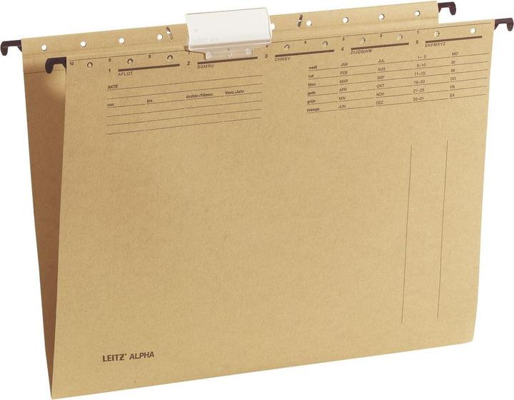 Produktbild Leitz ALPHA Hängemappe, A4, seitlich offen, natron (A4, 1x)