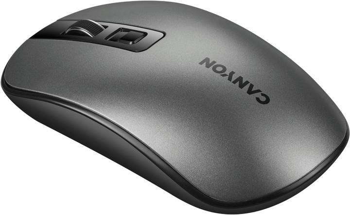 Actual product image Canyon Mouse MW-18 Wireless rechargeable silent Pixart grey (Wireless)