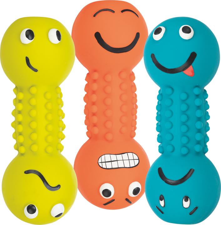 Produktbild Trixie Smiley-Hantel Latex mit Quietscher 19cm