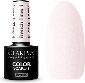 Actual product image Claresa French Time UV Nail Polish 5ml - Pack of 4 (UV gel varnish)