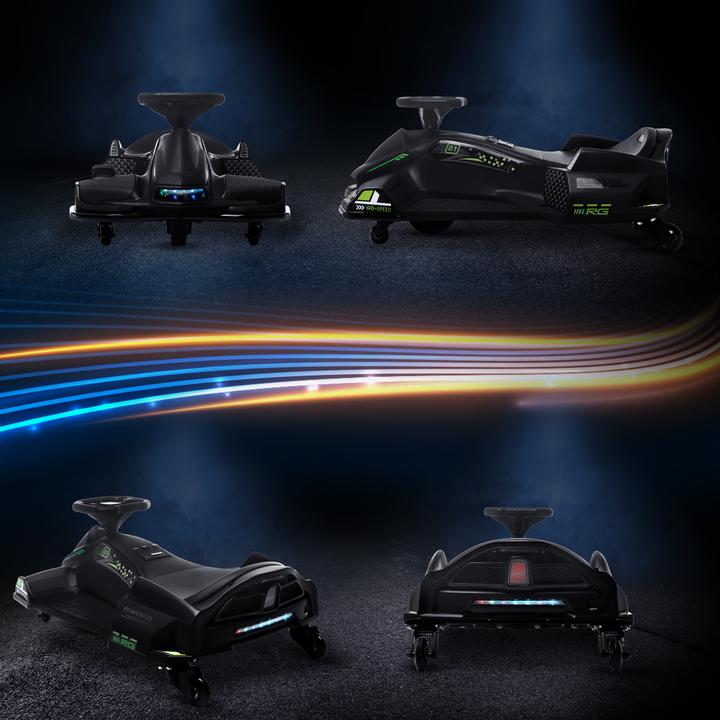 Actual product image Homcom Kinder Elektro Gokart Kunststoff, Metall Schwarz