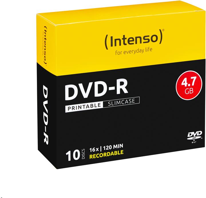 Image du produit Intenso Dvd-R 4,7 Go (10x)
