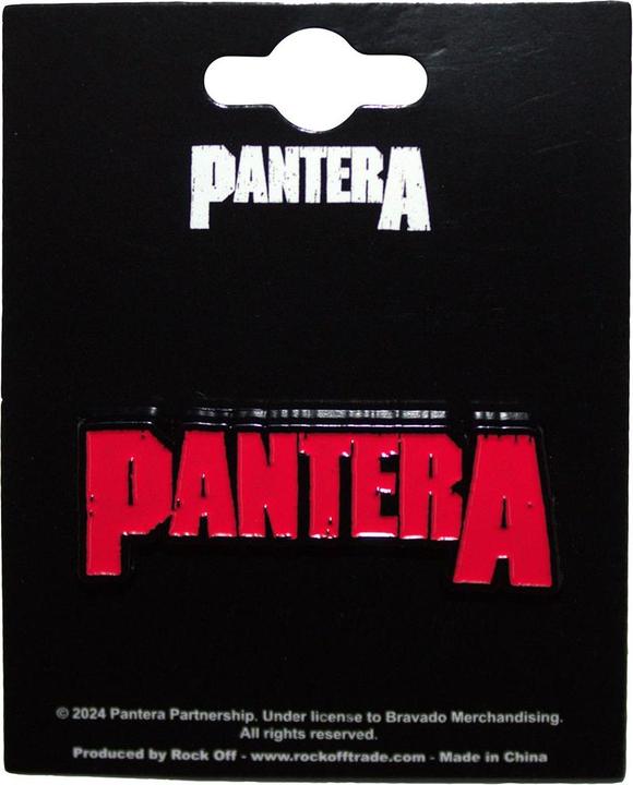Actual product image Pantera Logo Badge