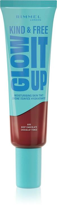 Actual product image Rimmel London Kind & Free Glow It Up Moisturising Skin Tint (Deep Chocolate)