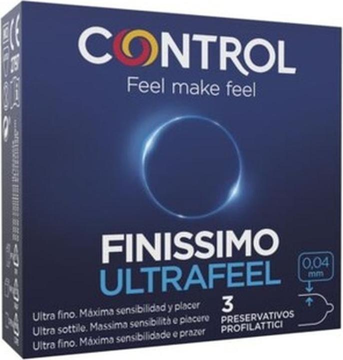 Actual product image Ultrafeel Ultra Thin Condoms 0.045mm Thick (6 pcs.)