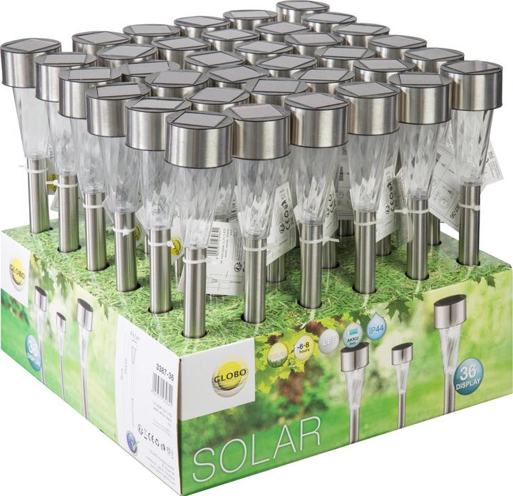 Immagine prodotto Globo Luce Solare In Acciaio Inox, 1xled (IP44)