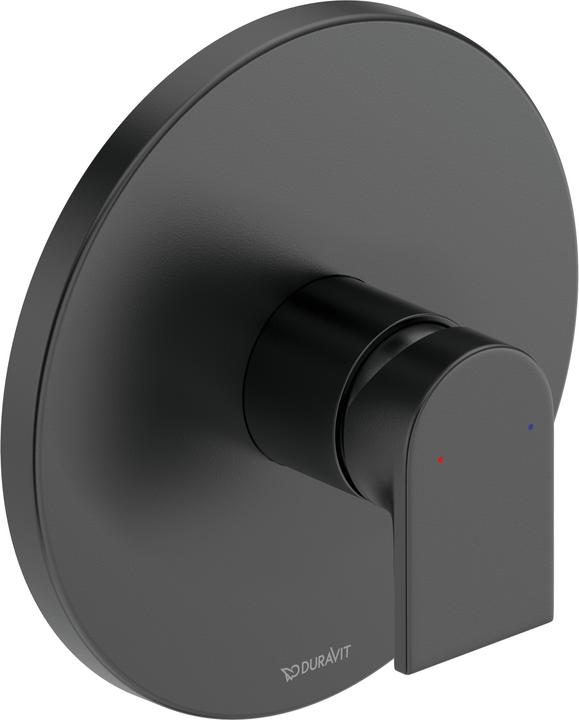 Duravit Gebrauchsfertiges Set Tulum EH Brausebatterie Unterputz schwarz matt