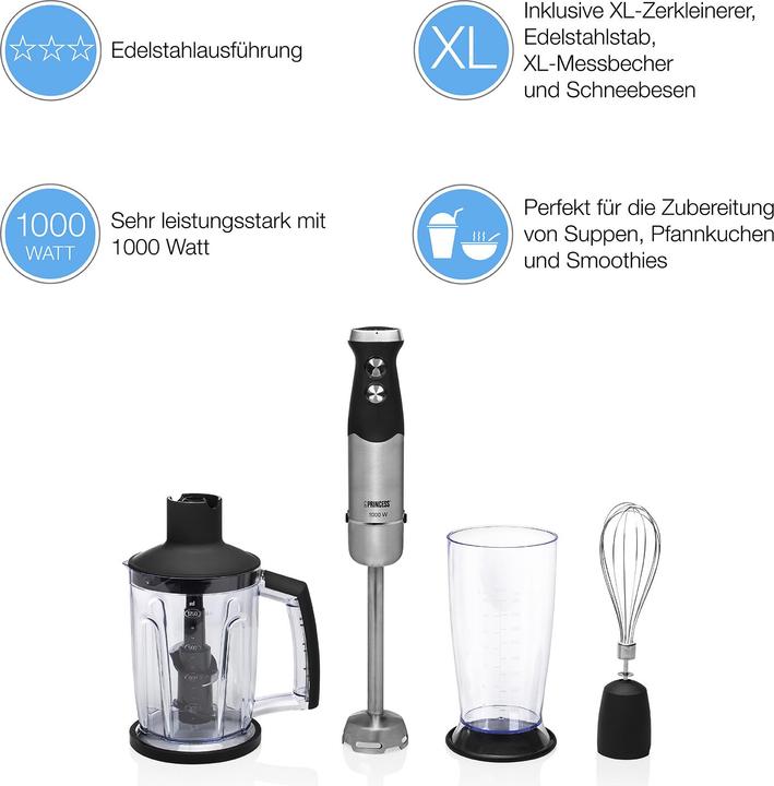 Actual product image Princess Hand blender set