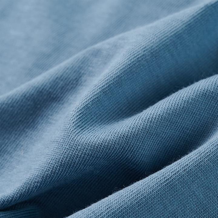 Produktbild VidaXL Kinder-Langarmshirt Mittelblau 104,Material: 100 (104)