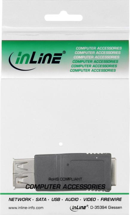 Produktbild InLine USB 2.0 Adapter (USB-A)