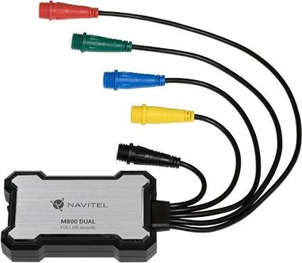 Produktbild Devia ZãZnamovã Kamera Na Motorku Navitel M800 Dual (Eingebautes Mikrofon, Eingebautes Display, GPS-Empfänger, Bluetooth, Beschleunigungssensor, Full HD)
