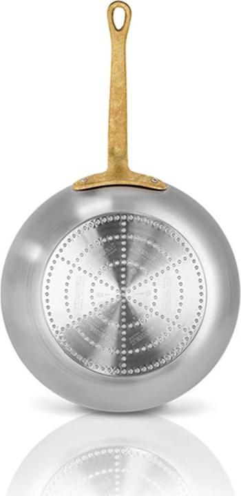 Image du produit Pensofal 4904-E Academy Class Wok Sauteuse avec poignée en laiton fondu 28cm (28 cm, Wok, Aluminium)