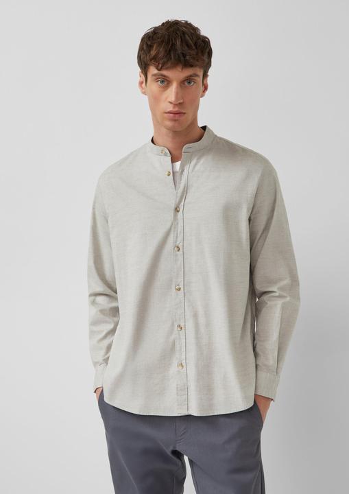 Immagine prodotto s.Oliver Regular Fit: Leichtes Baumwollhemd mit Stehkragen (3XL)