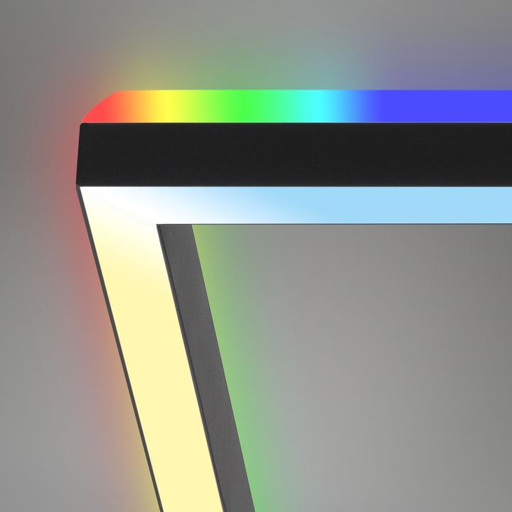 Produktbild Briloner RGB CCT LED Deckenleuchte, schwarz, LED/40W (1900 lm)