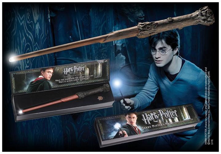Noble Collection Harry Potter Replik Harrys Zauberstab mit Leuchtfunktion