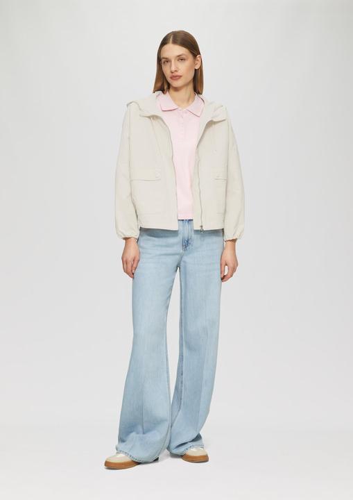 Actual product image S.Oliver Outdoor-Jacke Leichte Outdoor-Jacke im Relaxed Fit mit Fledermausärmeln und Kapuze (XL)