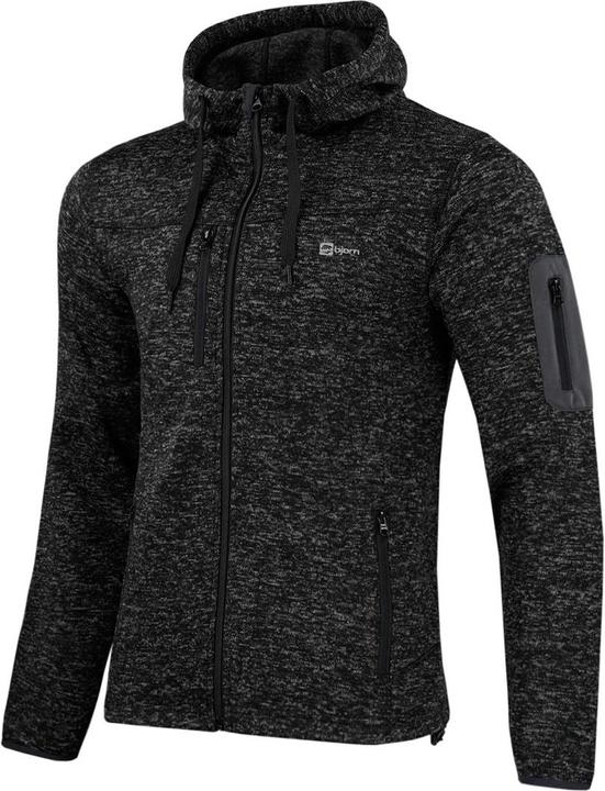Actual product image Bjorn Hohgant men's sweatshirt black and grey HE93460 (S) (S)