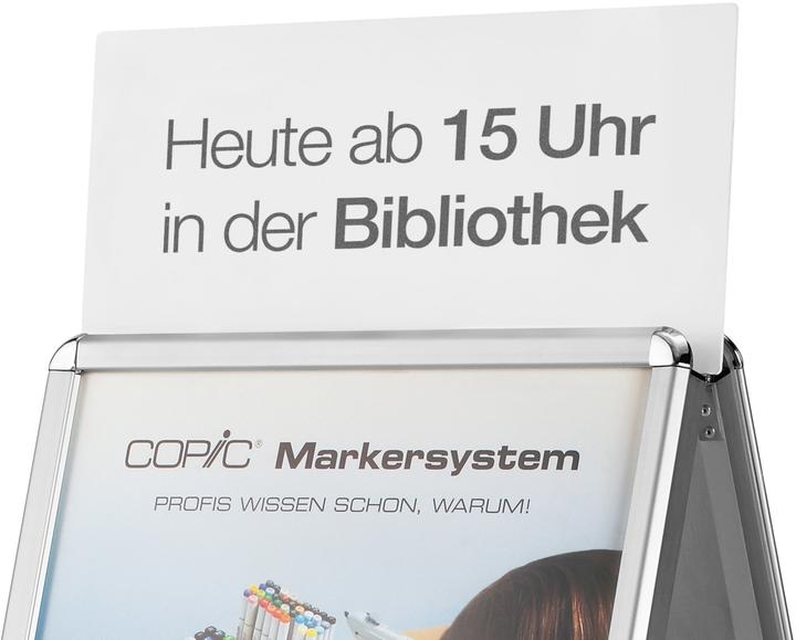 Produktbild Magnetoplan Aufsatzschild A1 für Kundenstopper