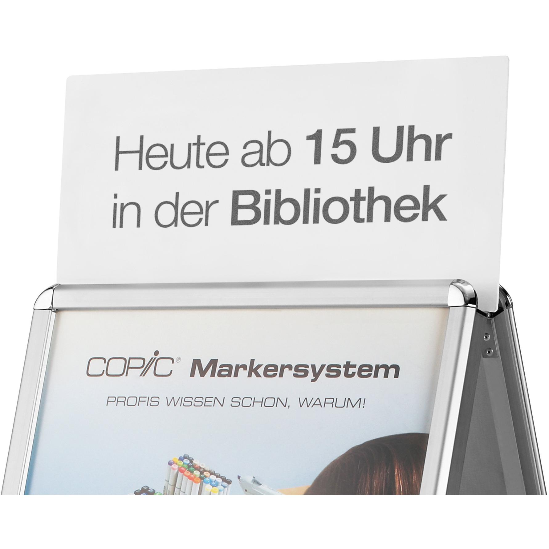 Magnetoplan, Pannello informativo, A1 segno superiore per il tappo del cliente