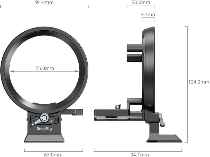 Immagine prodotto SmallRig Kit di piastre di montaggio orizzontali e verticali ruotabili per Panasonic LUMIX S5 II / S5 IIX /