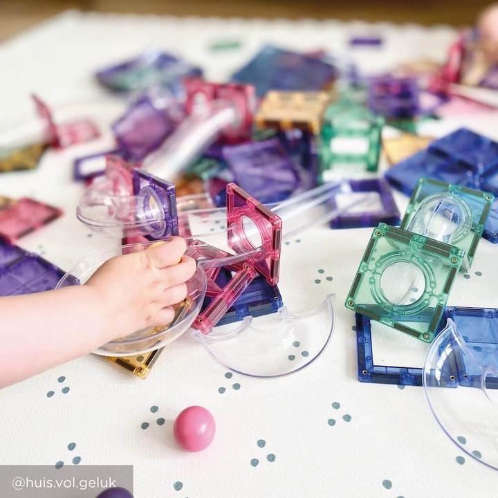 Produktbild Cleverclixx Kugelbahn-Bausatz Clever in Pastellfarben 110 Teile