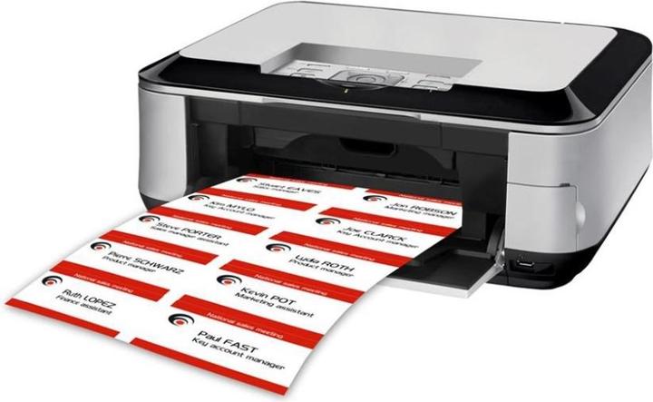 Immagine prodotto Avery Inserti stampabili per badge, 54 x 90 mm, bianco