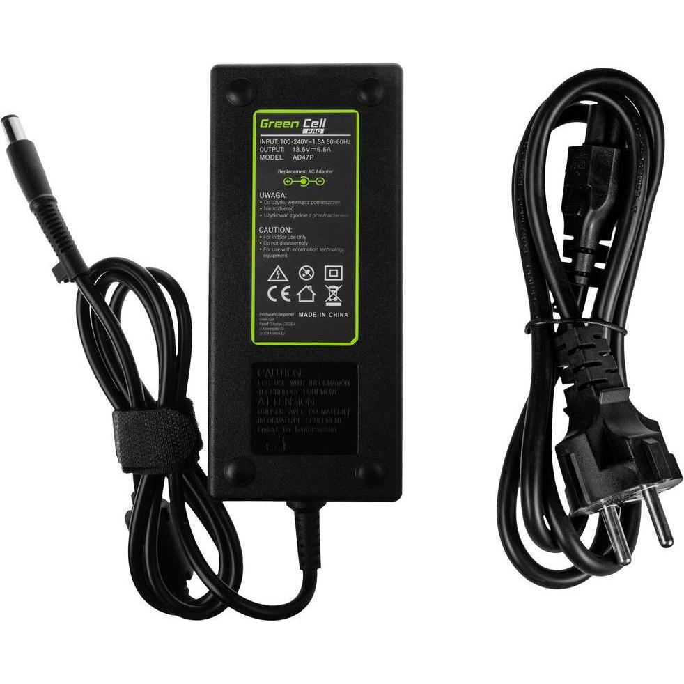 Thumbnail - GreenCell PRO Laptop Charger for HP 6710b 6730b 6910p - 18.5V - 6.5A - 120W (120 W), Notebook Netzteil, Schwarz