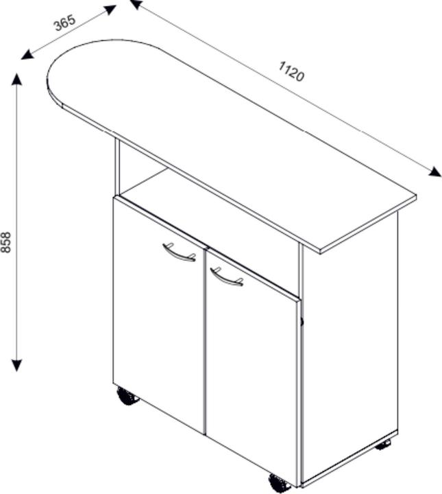 Image du produit VCM Bigilo (112 x 37 x 86 cm)