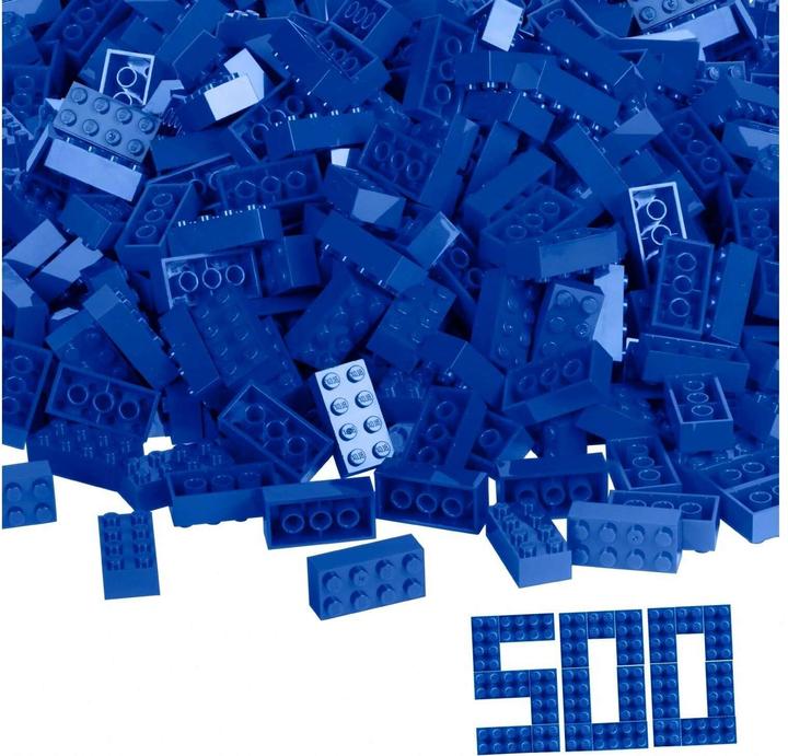 Produktbild Simba Blox 500 blaue 8er Steine lose